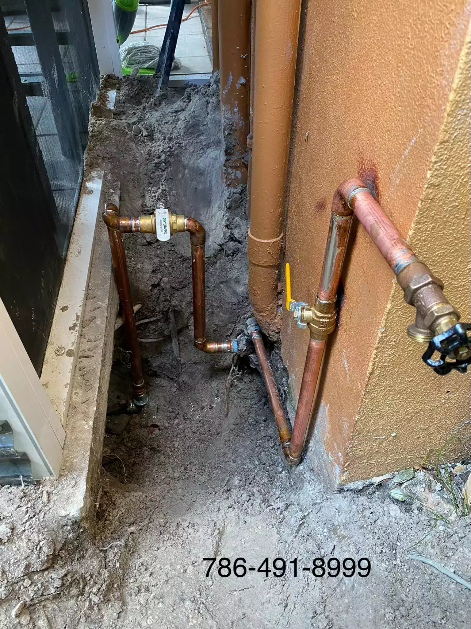 Hot water line repair in Pompano Beach FL